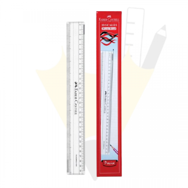 plastic ruler-faber castell-15cm