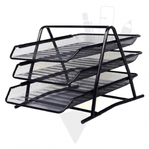 paper tray-document tray-metal-black